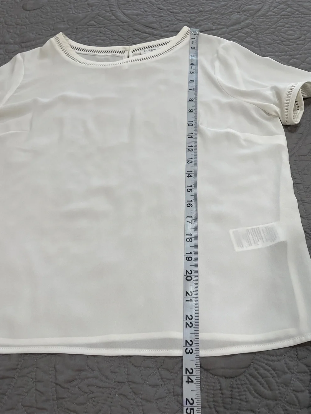 J. Crew White blouse M